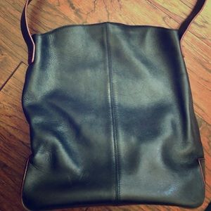 Maxx New York Black Leather Bag